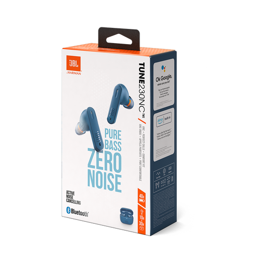 JBL Tune 230NC TWS - Blue - True wireless noise cancelling earbuds - Detailshot 10